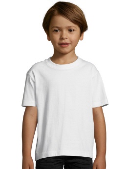 L190K-w weisses Kinder Imperial T-Shirt 2-12 Jahre