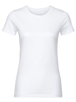 R108F-w weisses Damen Pure Organic T-Shirt